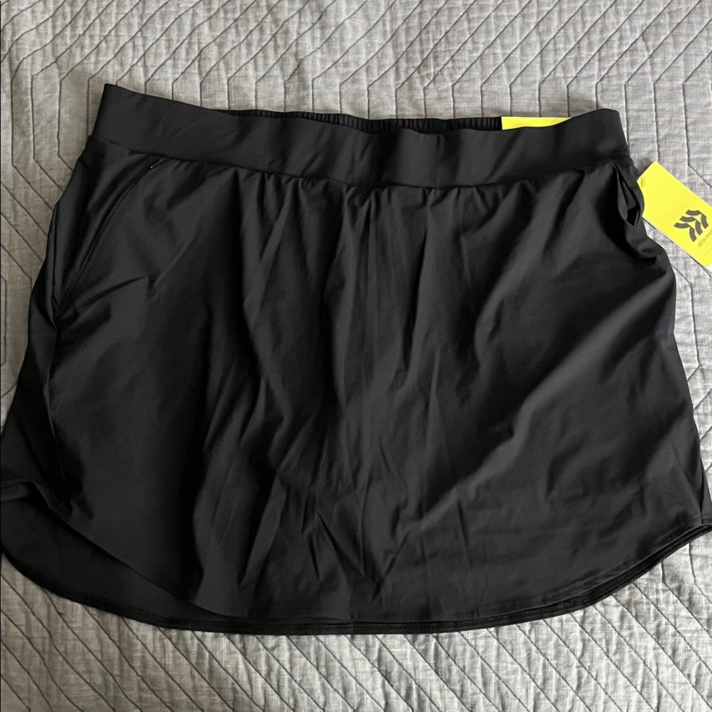 All in Motion Black Skort